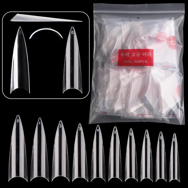 XL Stilletos Universal Tips Refill Bag / Individual Sizes