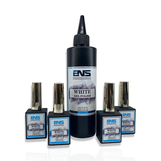 White Gel Refill 250ml Bottle + 4 Free 15ml